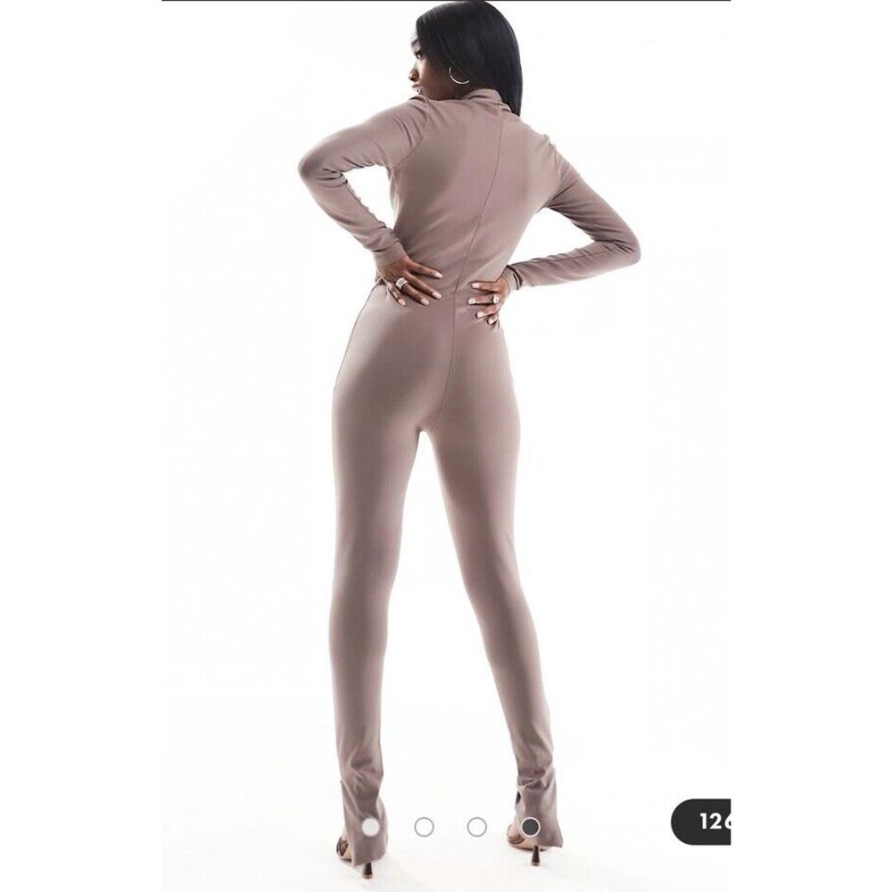 Simmi London Jumpsuit Sz 6 Bodycon Sexy Unitard Gym Workout Sporty Athletic New - Picture 3 of 16